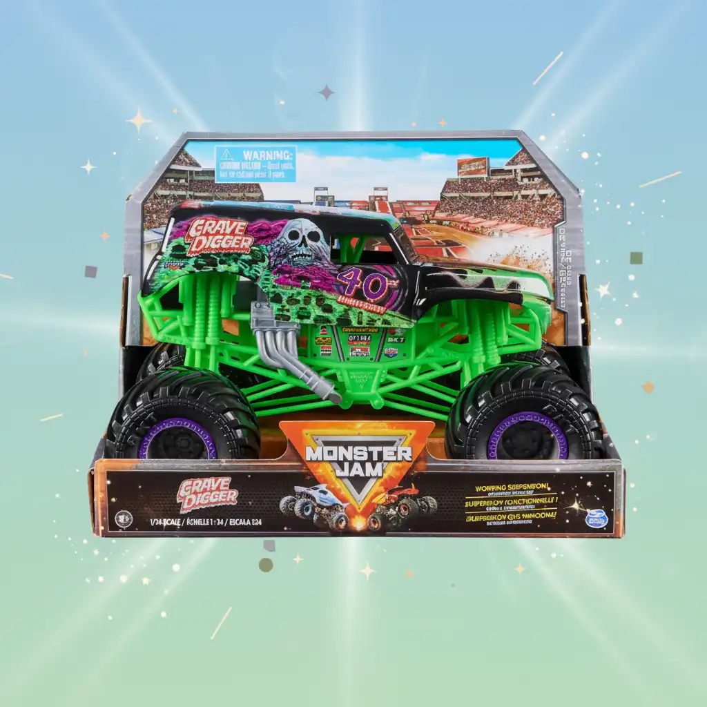 Koe aito Monster Jam toimintaa suoraan kotonasi.