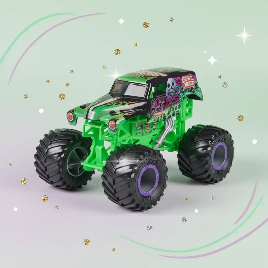 Laajenna kokoelmaasi lisää ikonisia Monster Jam koneita.