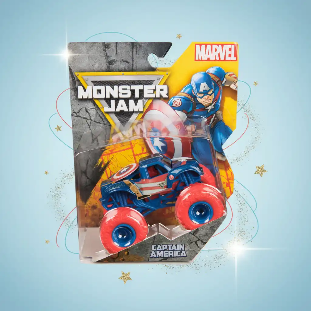 Koe eeppinen sankaruus jokaisella Monster Jam pyörän pyöräytyksellä.