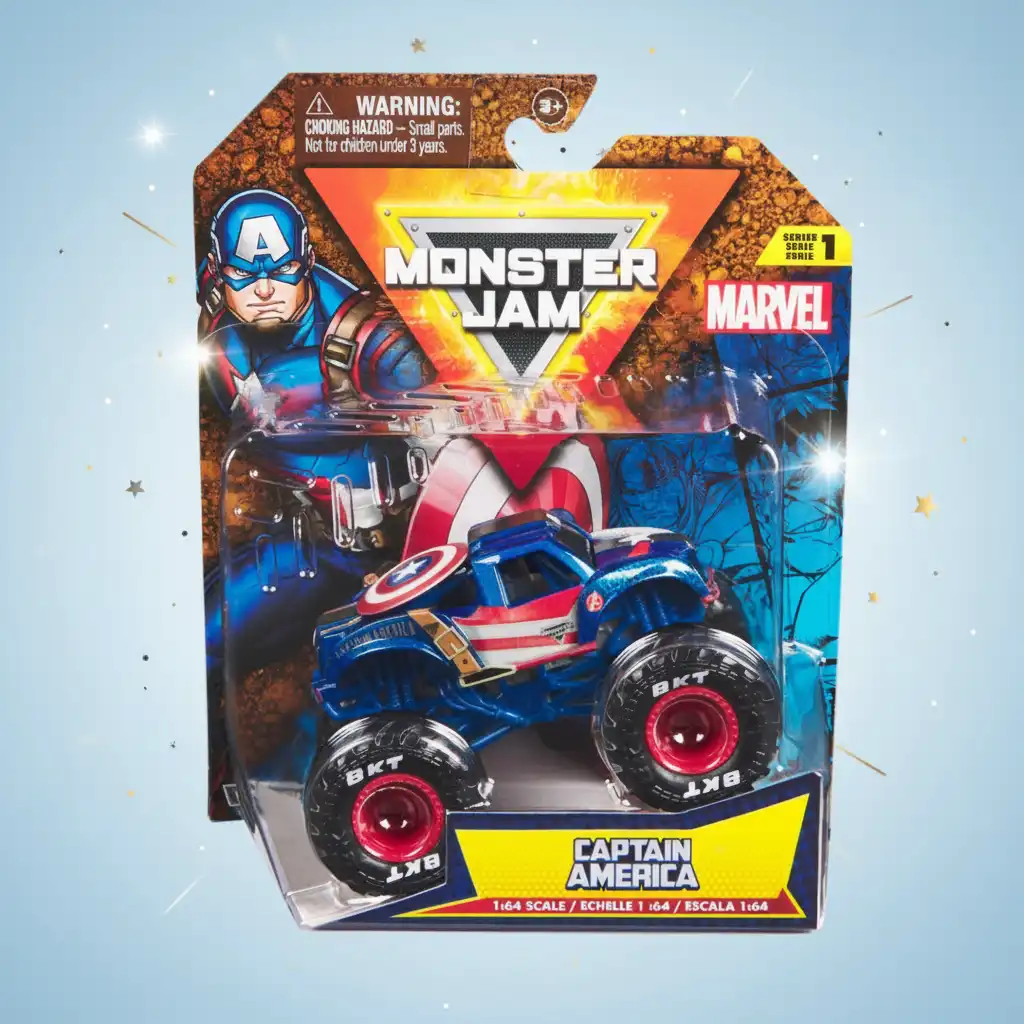 Koe eeppiset seikkailut ikonisella monster truckilla.