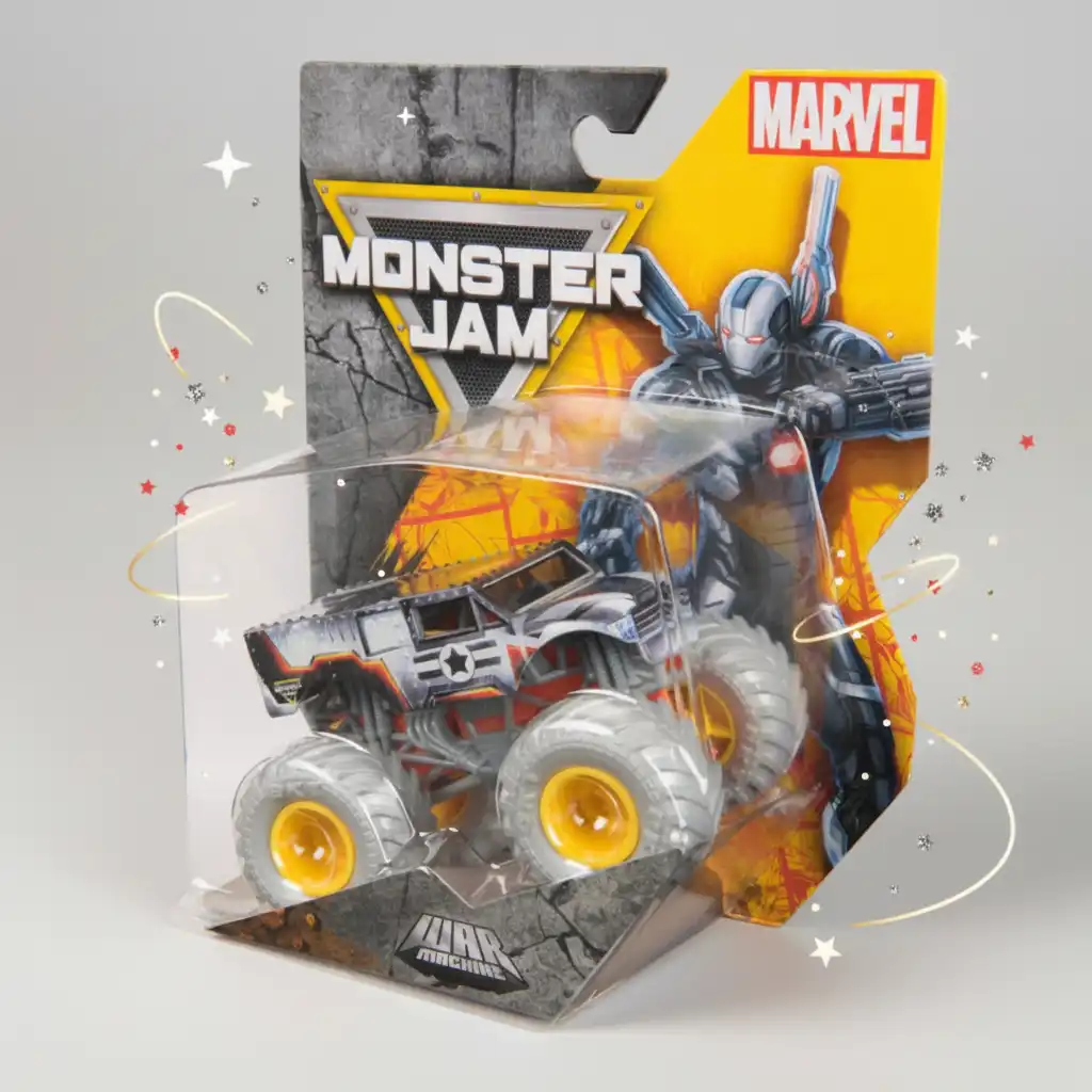 Koe eeppinen toiminta Marvelin sankareiden kanssa neljällä pyörällä.