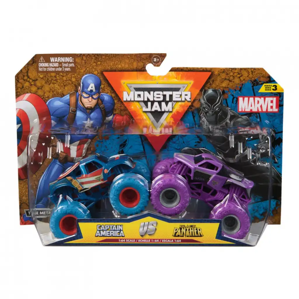 Käynnistä eeppinen taistelu Captain American ja Black Pantherin välillä.