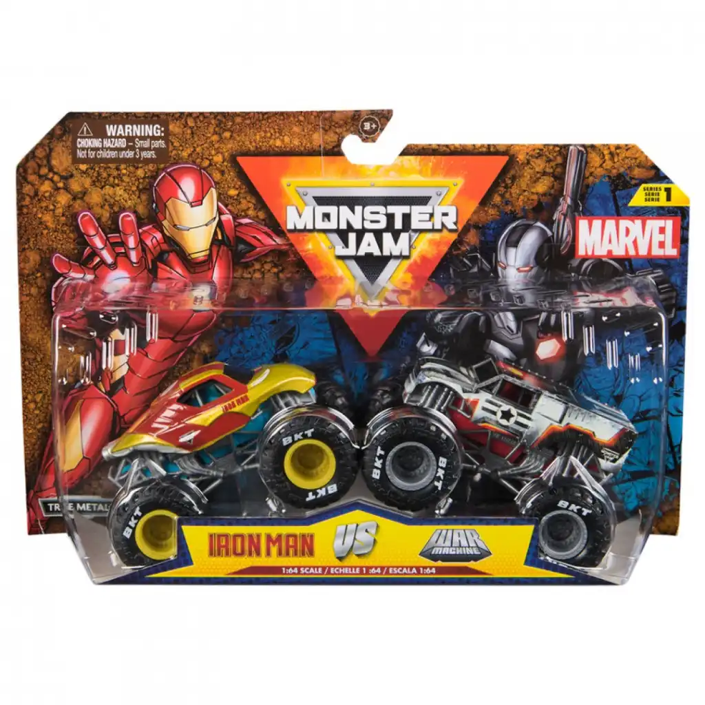 Tarkka metallityöstö ja aidot Marvel-rekan yksityiskohdat.