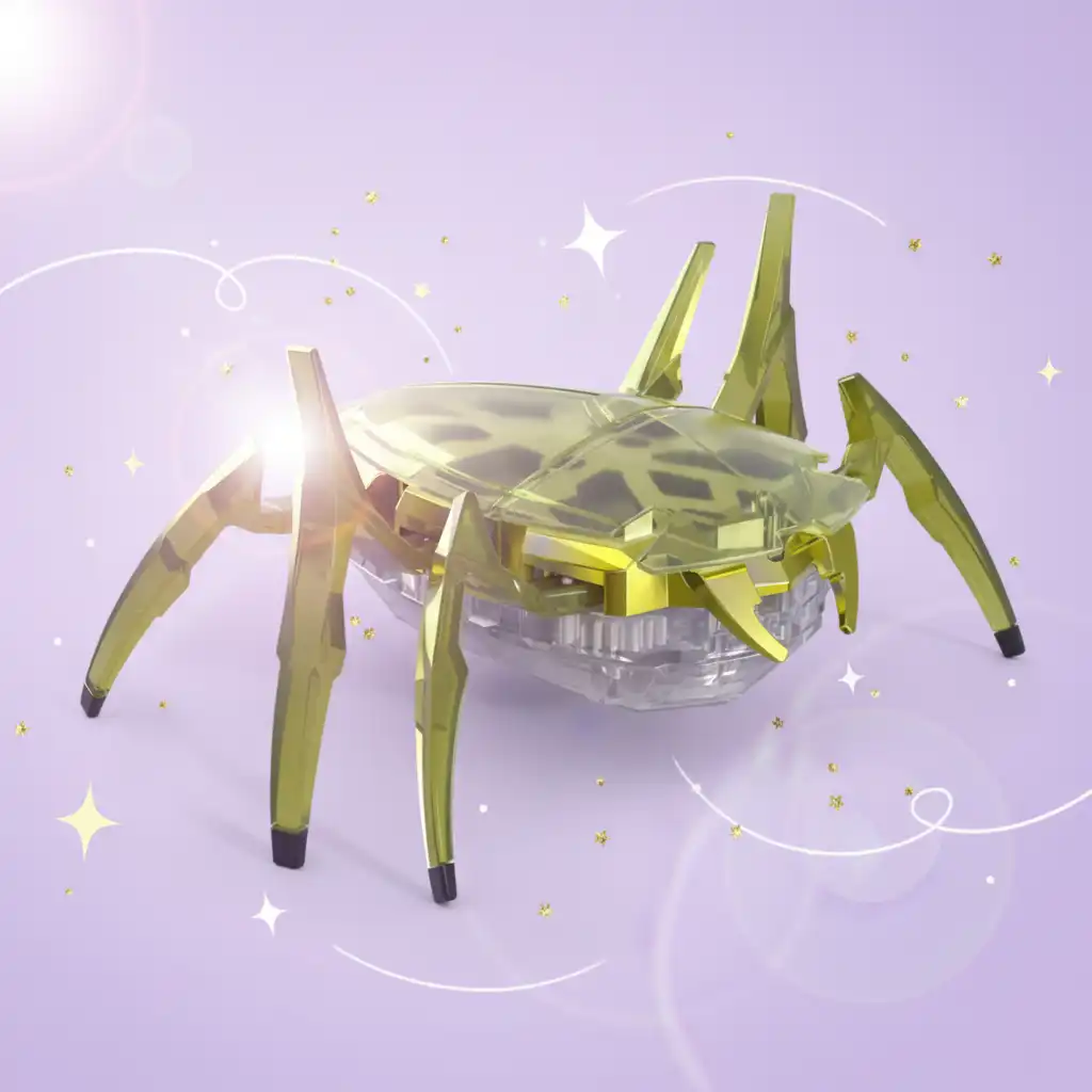 Elävä vuorovaikutus lapsen ja hänen uuden robottiseuralaisensa välillä.