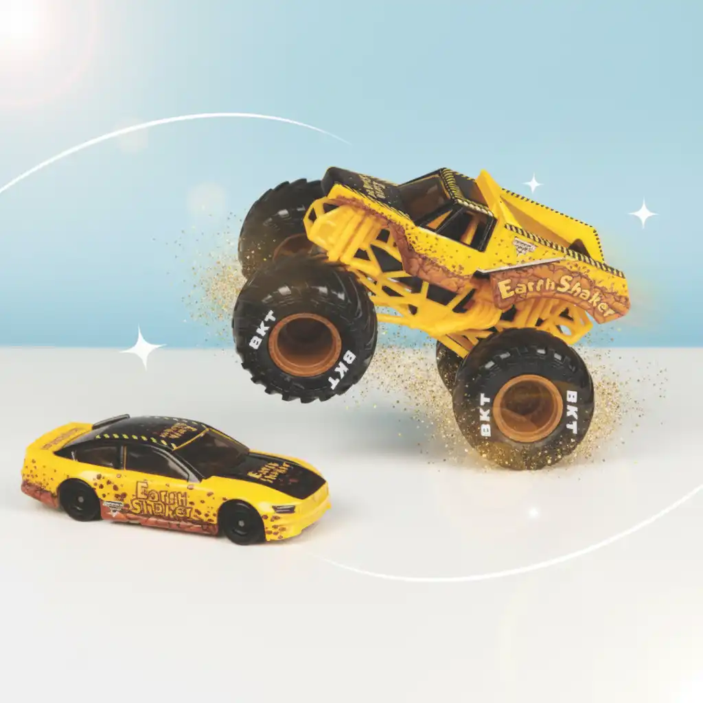 Luo oma Monster Jam-areenasi täynnä hyppyjä.