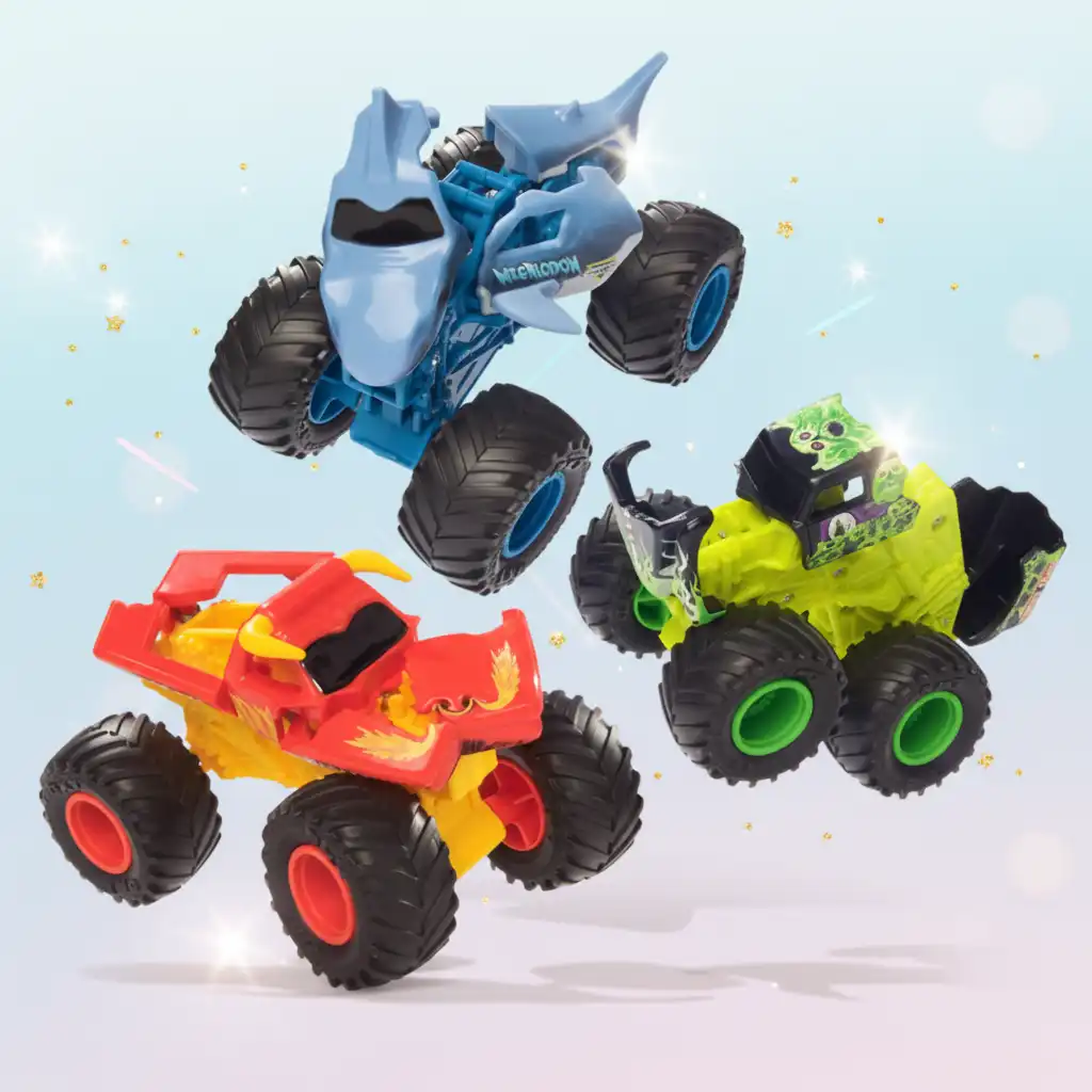 Hallitse areenaa pysäyttämättömällä Monster Jam koneella.